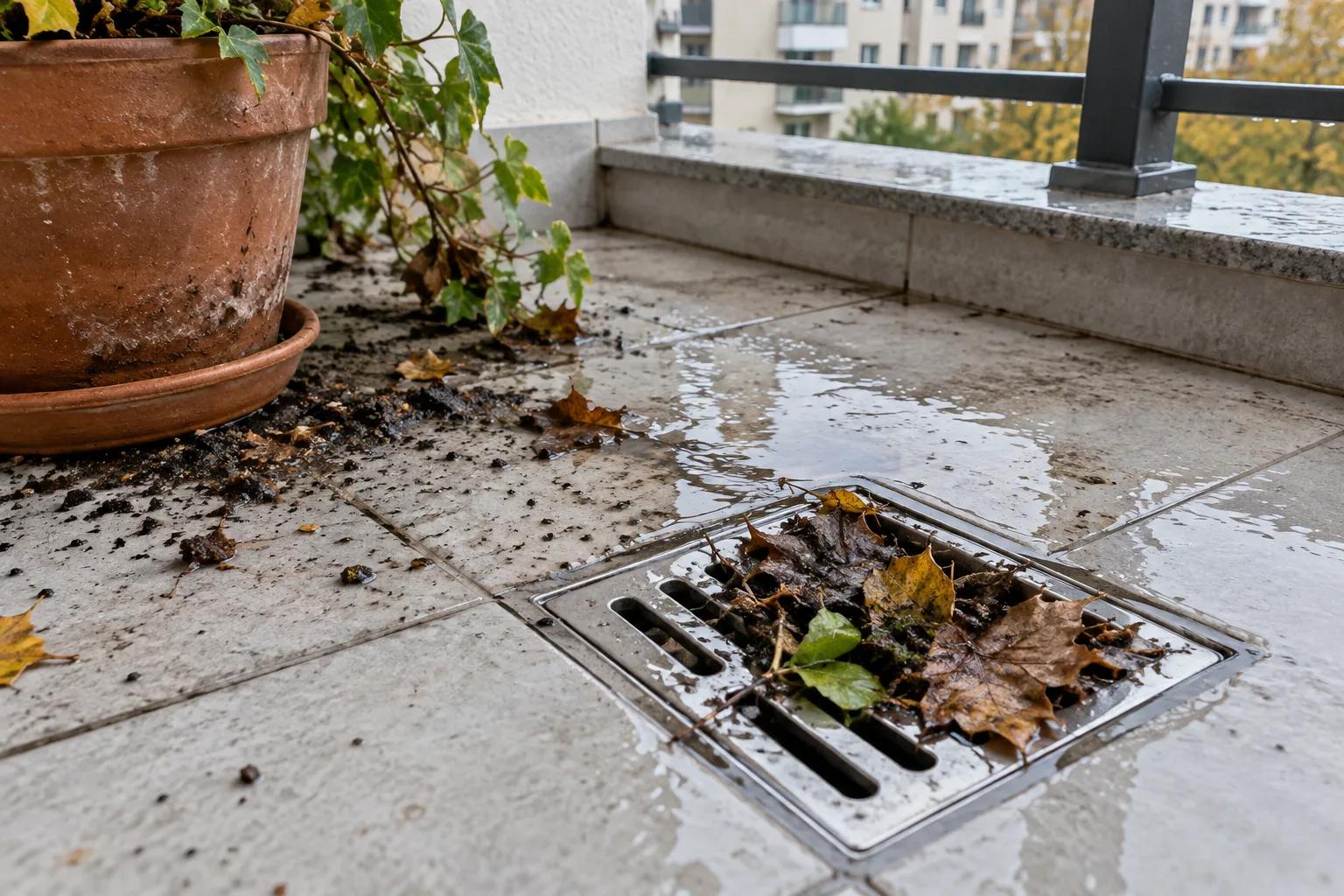 Balkon Gideri Neden Tıkanır? - Tam Tesisat Blog