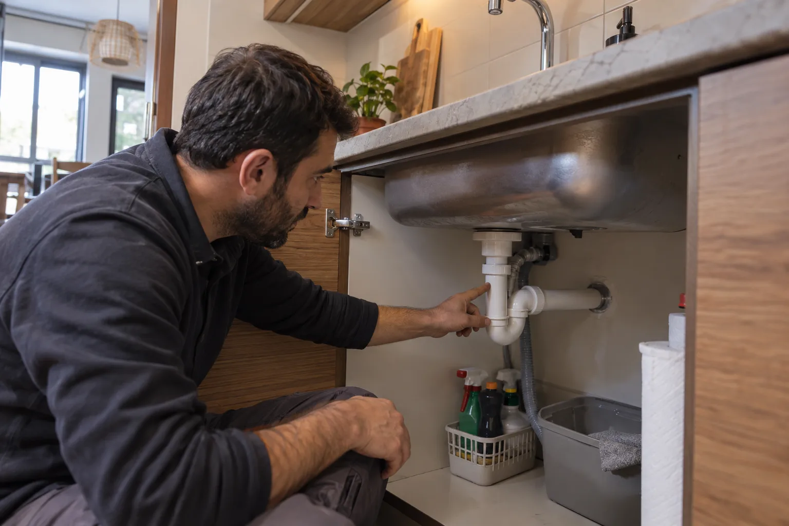 Evye sifonunun bakım kapsamını değerlendiren uzman