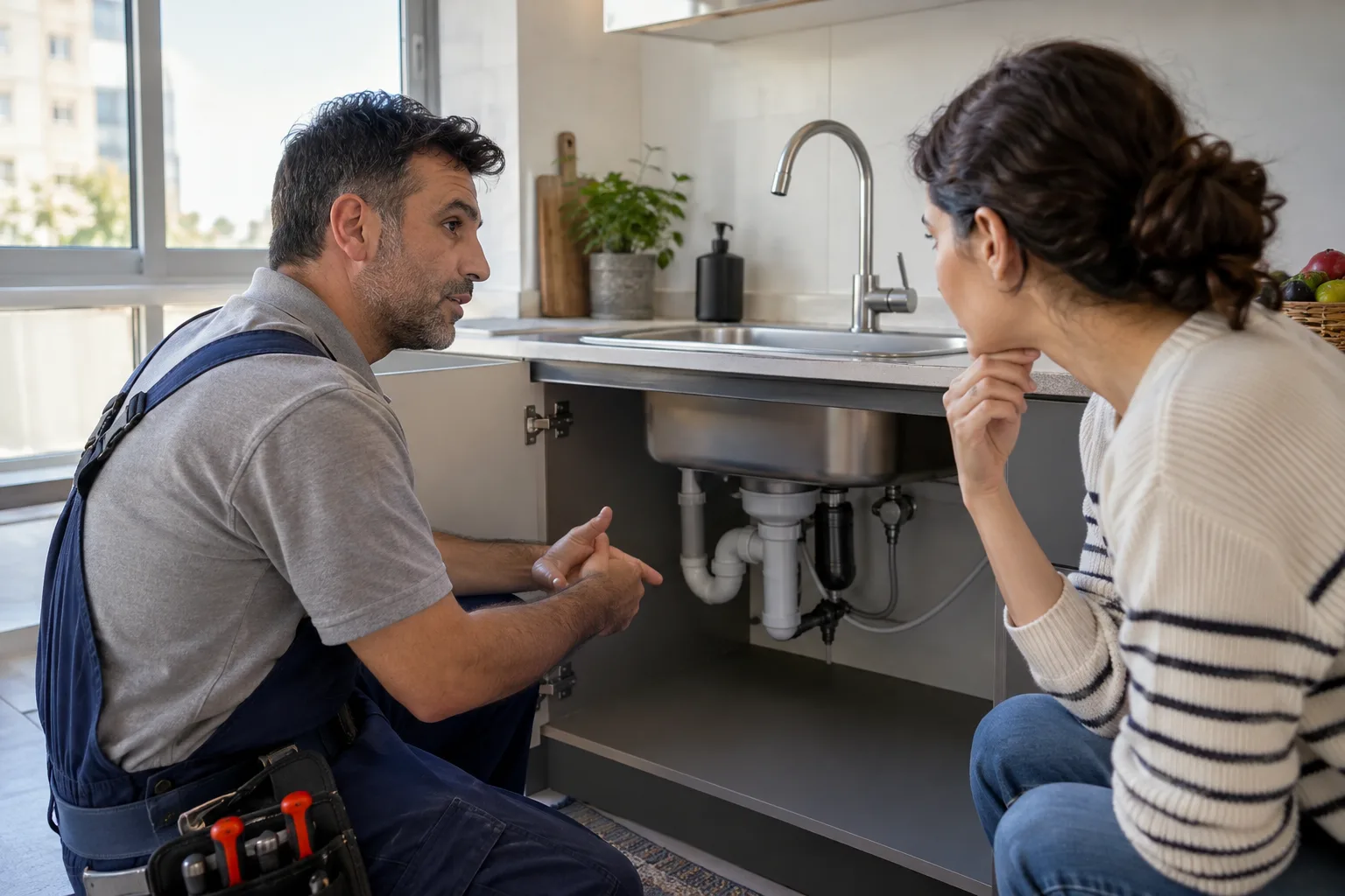 Gider için bakım seçeneklerini kullanıcıyla değerlendiren uzman